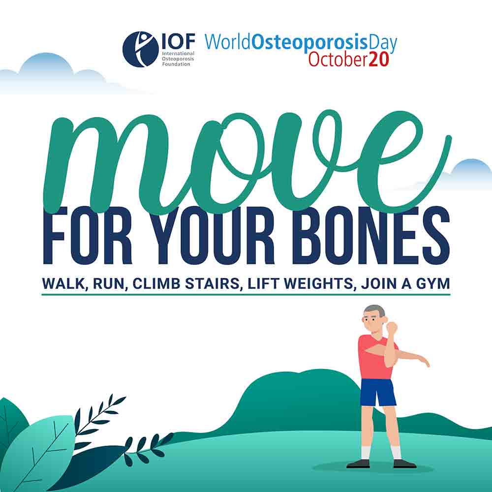 World Osteoporosis Day October Move your Bones. MDNC